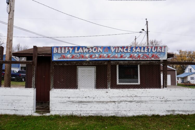 Beefy Lawson rink before