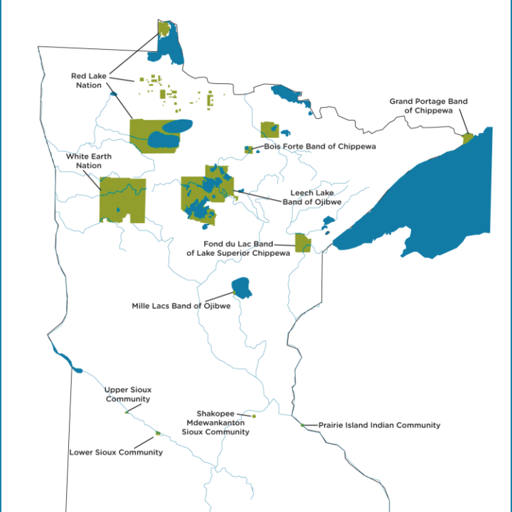Map Native Nations and Reservations of MN › Blandin Foundation
