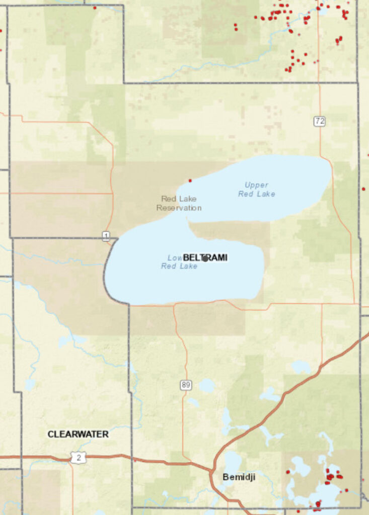 Coverage map graphic