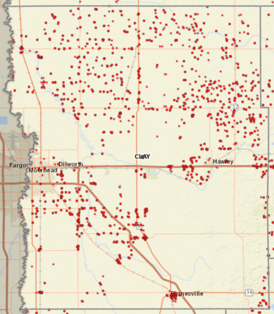 Coverage map graphic