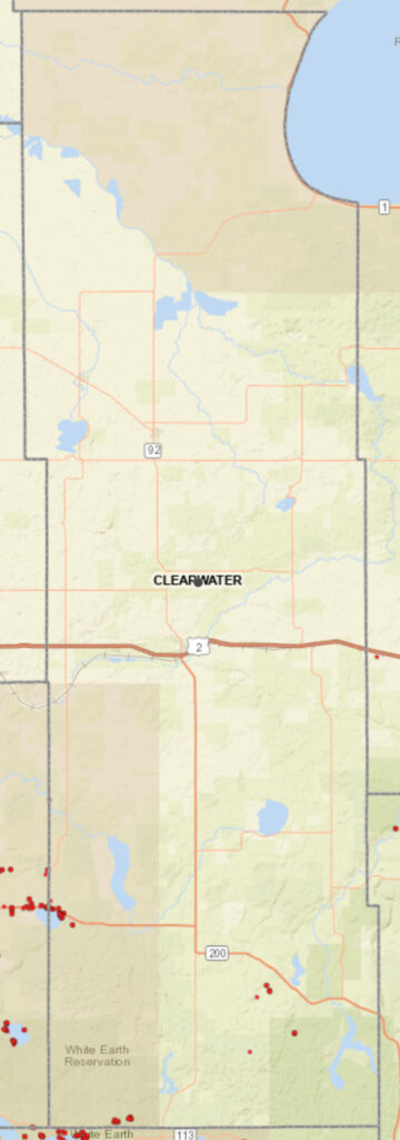 Coverage map graphic