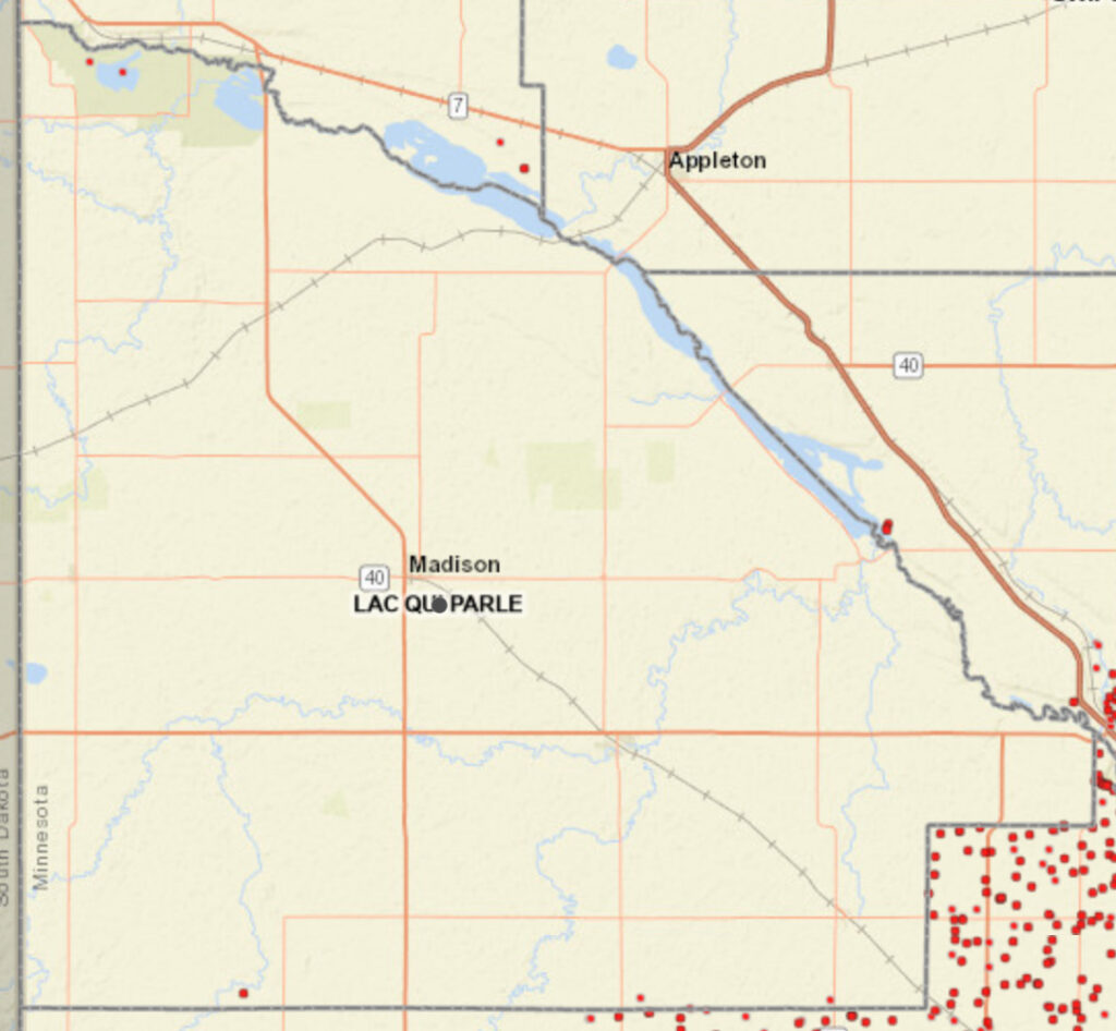 Coverage map graphic
