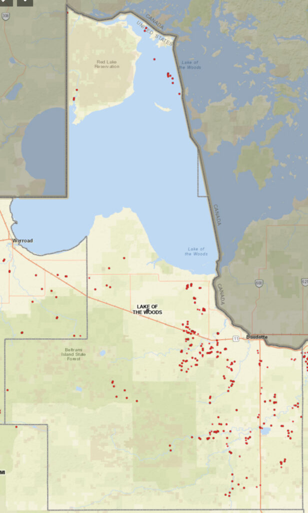 Coverage map graphic