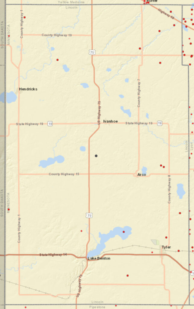 Coverage map graphic