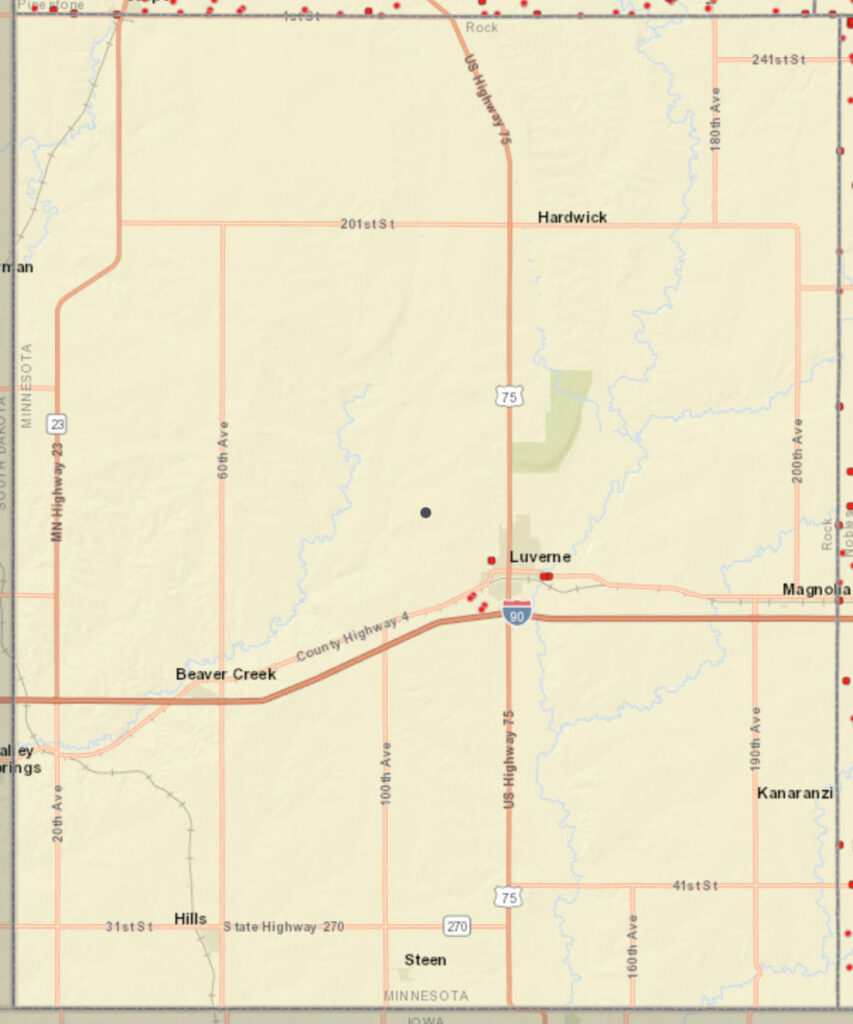 Coverage map graphic