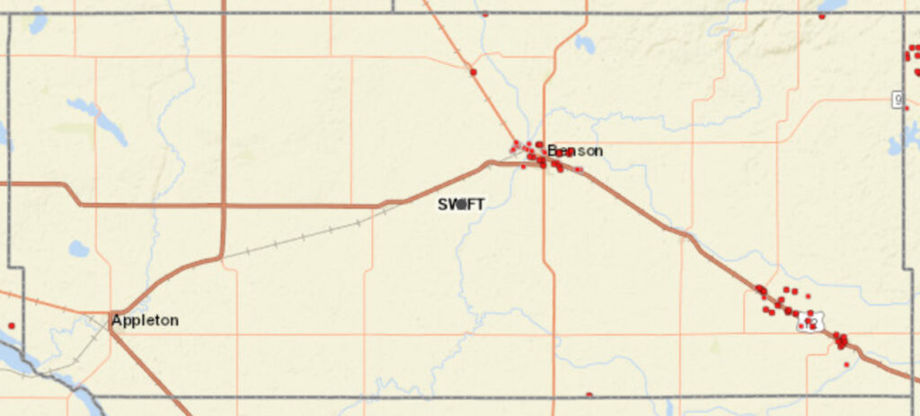 Coverage map graphic