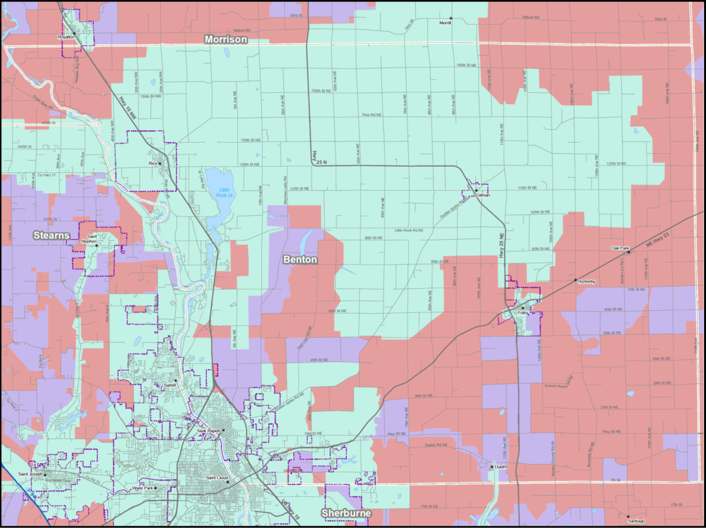 Coverage map graphic