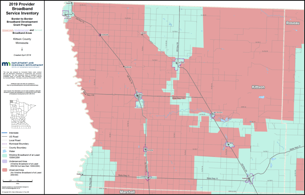 Coverage map graphic