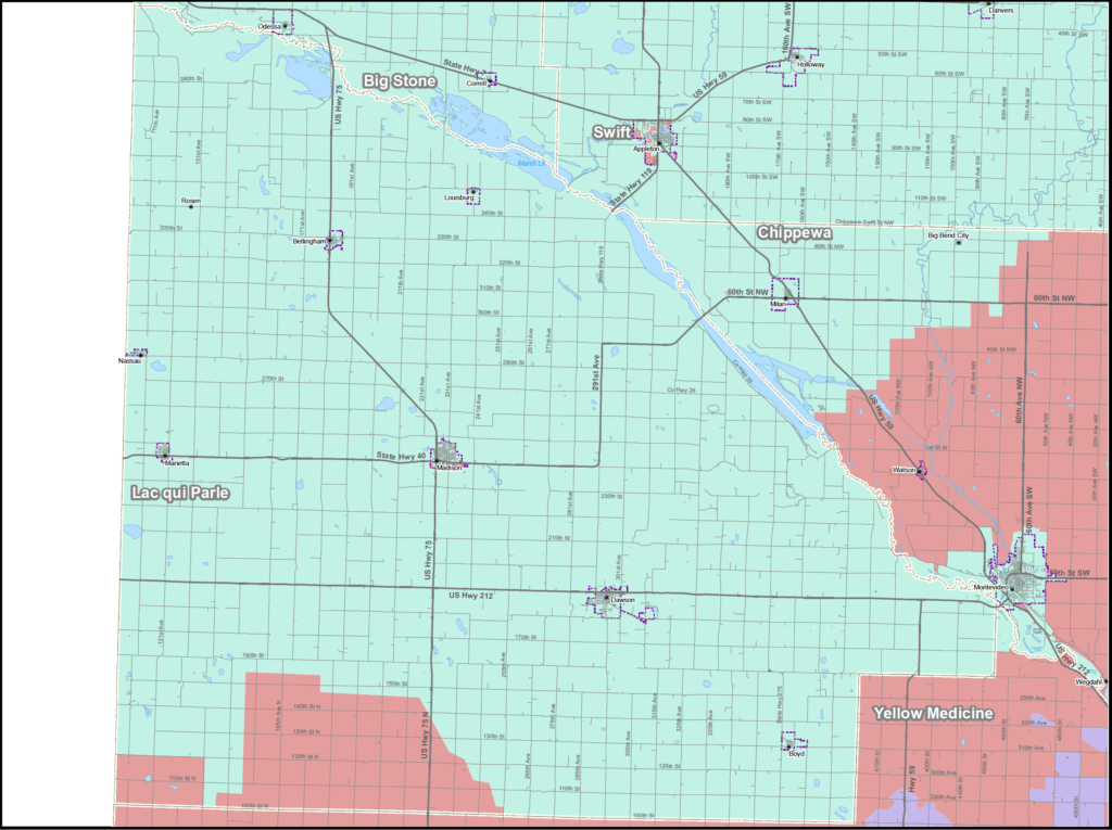 Coverage map graphic
