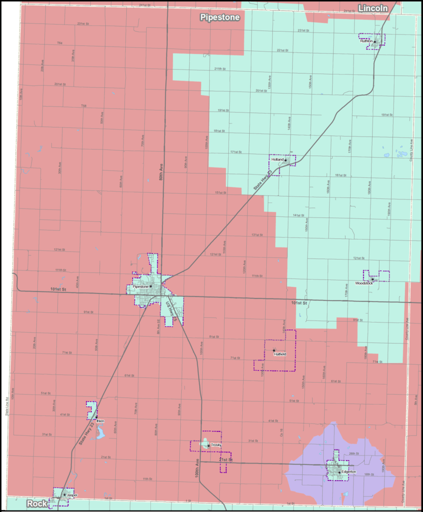 Coverage map graphic