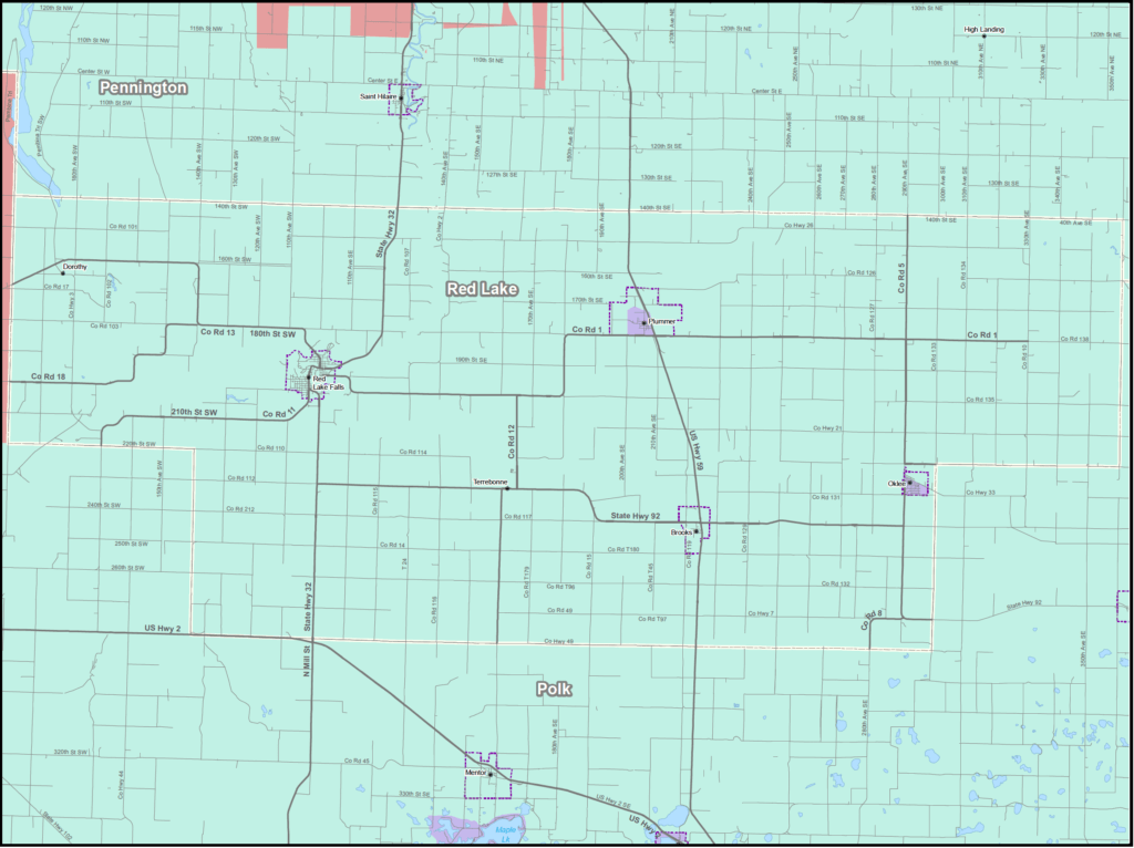 Coverage map graphic