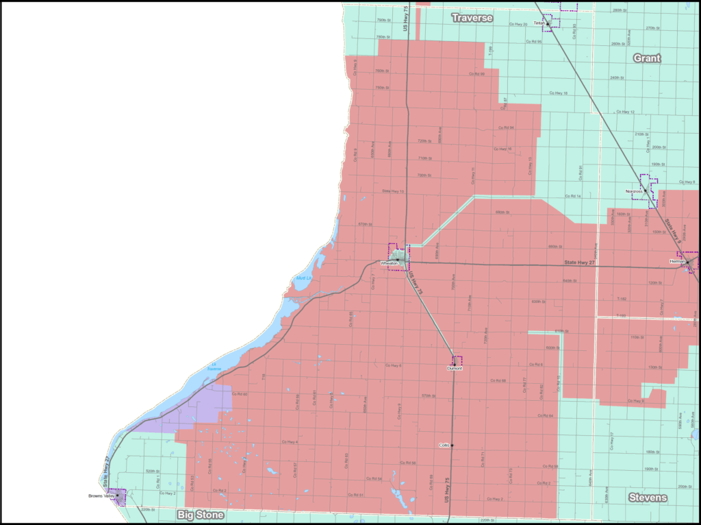 Coverage map graphic