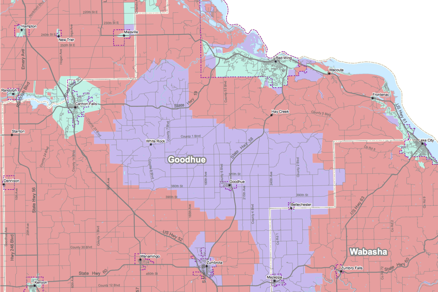 Goodhue County Broadband Map › Blandin Foundation